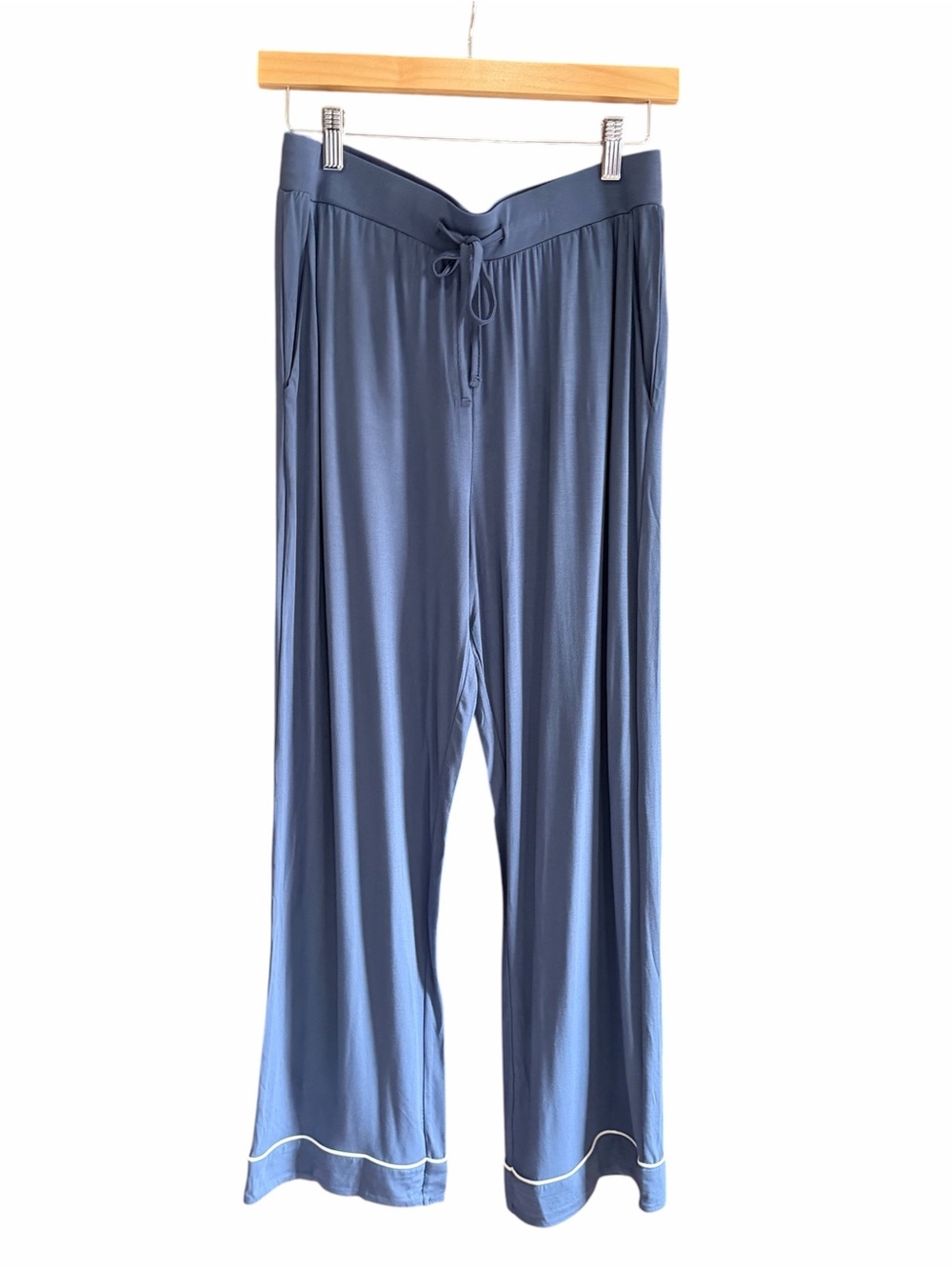 NWT EDEN & OM Bamboo Pajama Pants Blue Ice S - Picture 3 of 14